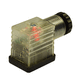 field-attachable connector / electrical power supply / rectangular / screw