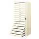 storage cabinet / floor-mounted / multi-drawer / lockable