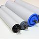 slip-on conveyor roller / PVC / low-noise level / storage