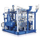 biogas compressor unit / screw / with oil injection / belt-driven