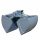 hydraulic clam bucket / mechanical / for excavation