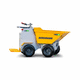wheeled mini dumper / electric / battery-powered / front-loading