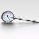 dial pressure gauge / threaded / stainless steel / diaphragm