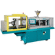 horizontal injection molding machine / servo-hydraulic