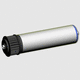 gravity conveyor roller / stainless steel / thermoplastic / steel