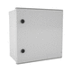 wall-mount enclosure / rectangular / fiberglass-reinforced polyester / GRP