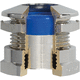 stainless steel cable gland / nickel-plated brass / IP68 / IP69