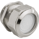 nickel-plated brass cable gland / insulated / IP68