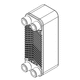 brazed plate heat exchanger / liquid/liquid / copper / nickel