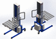 manual lifter / column type / mobile / longitudinal