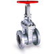 gate valve / with handwheel / for control / flange