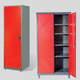 storage cabinet / floor-mounted / shelf / double-door