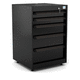 storage cabinet / floor-mounted / 5-drawer / aluminum