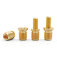 threaded insert / press-in / knurled / brass