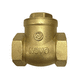 swing check valve / for water / threaded / brass