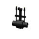 ball valve / purge / double / for pipes