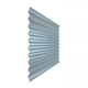 steel corrugated sheet / perforated
