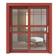 sliding door / aluminium / wooden / indoor