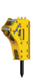hydraulic breaker / for excavators / vertical / side-mounted