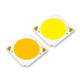 yellow LED / round / printed circuit board-mounted / superluminescent