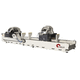 circular sawing machine / for aluminum / for PVC / double-miter