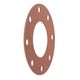 flat gasket / round / PTFE / for chemical applications
