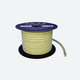 braided aramid fiber packing / chemical-resistant / for pump / for valves