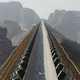steel cord conveyor belt / polyester / rubber / for the chemical industry