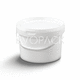 plastic pail / round / with lid / with handle