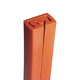 silicone rubber profile / silicone / grooved / tubular