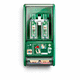 wall-mounted eyewash station / plastic