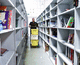 office shelving / with shelves / shuttle / mobile