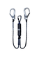 webbing fall arrest lanyard / double
