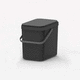 PP waste container / for household waste / with lid