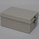 wall-mounted junction box / dust-proof / waterproof / flame-retardant