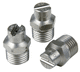 washing nozzle / for liquids / flat spray / stainless steel