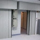 sliding door / steel / lead-lined / indoor