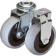 swivel caster / fixed / rod / base plate