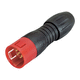 electrical power supply connector / male / locking / weld