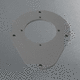 support flange / alignment / for pump / mounting