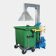 in-bin waste compactor / mixed / organic / paper