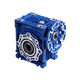worm gear reducer / coaxial / solid-shaft / flange
