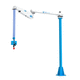 pneumatic manipulator / with hook / for mechanical components / transport