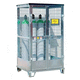 storage cabinet / floor-mounted / door / steel