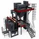 suspended load shot blasting machine / for metal / continuous / automatic
