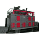 rotary drum shot blasting machine / for metal / for casting / for forging