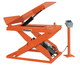 scissor lift table / hydraulic / stationary / tilting