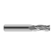 corner radius milling cutter / end mill / solid / coated