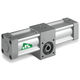 rotary cylinder / pneumatic / rack-and-pinion / double-acting