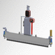 glass plate lifting beam / pneumatic